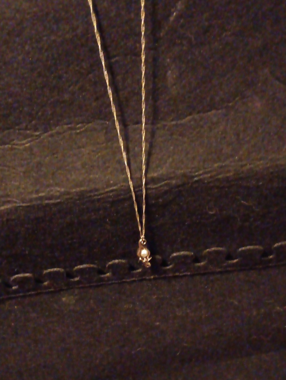 Delicate Silver-Tone Pendant Necklace - Women Jewelry